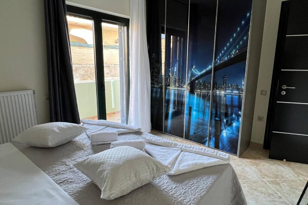 Anna Kavros Luxury Apartment Hriszí Aktí Haniá Kültér fotó